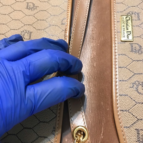 Christian Dior Flap Shoulder Bag/Clutch Bag authentic - VINTAGE - Picture 5 of 16